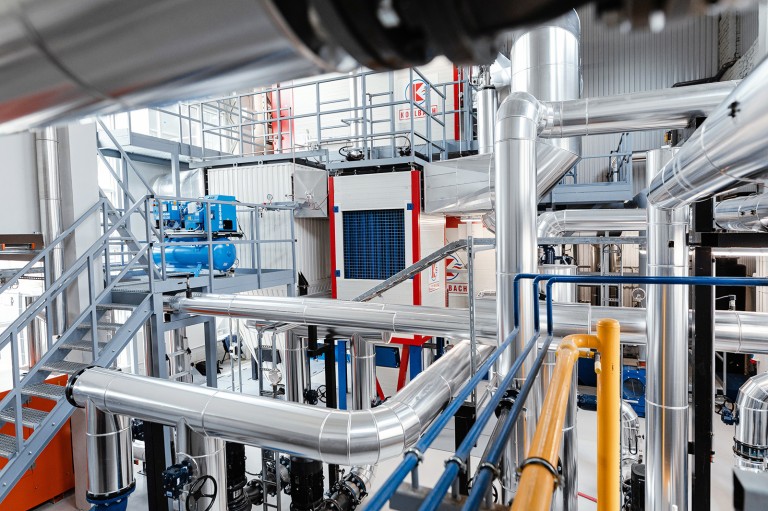 Katlu mājas hidraulikas apsaiste 8,0mW, gazifikācija