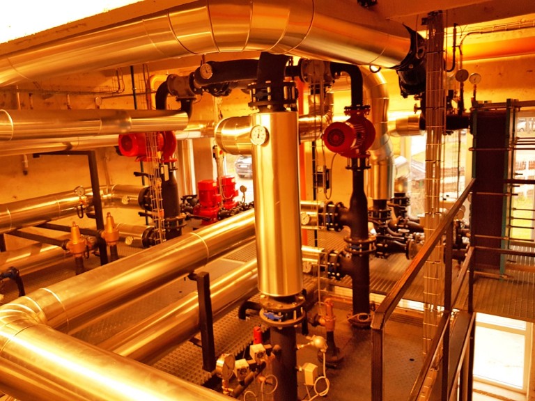 Viessmann katli 2,0mW + 1,0mW, iekšējā gazes vada izbūve