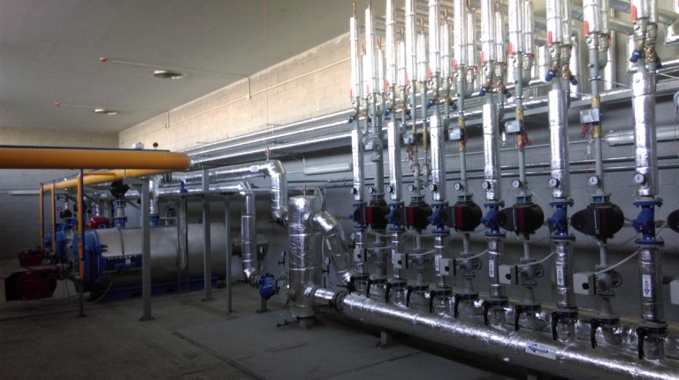 RAF, 2mW katlu māja, gāzes apgāde, Zehnder starojošie paneļi